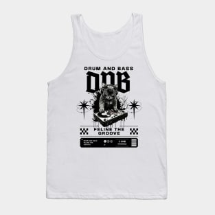 DNB - Cat Dj Feline The Groove (black/cat c) Tank Top